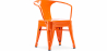 Buy Children's Chair with Armrests - Children's Chair Industrial Design - Steel - Stylix Orange 59684 in the United Kingdom