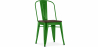 Buy Dining Chair - Industrial Design - Wood and Steel - Stylix Dark green 59709 with a guarantee