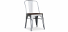 Buy Dining Chair - Industrial Design - Wood and Steel - Stylix Steel 59709 - in the UK