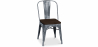Buy Dining Chair - Industrial Design - Wood and Steel - Stylix Industriel 59709 - prices