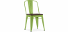 Buy Dining Chair - Industrial Design - Wood and Steel - Stylix Light green 59709 in the United Kingdom