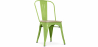 Buy Dining Chair - Industrial Design - Wood and Steel - Stylix Light green 59707 - in the UK