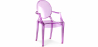 Buy Children's Chair - Children's Chair Transparent Design - Louis XIV Purple transparent 54010 - in the UK