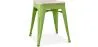 Industrial Design Stool - Wood & Metal - 45cm - Stylix image 9