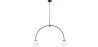 Glass Ball Ceiling Lamp - 2-Arm Pendant Lamp - Josephine image 9