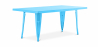 Buy Rectangular Children's Table - Industrial Design - 120cm - Stylix Turquoise 59686 - prices
