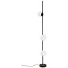 Buy Elsie 3 Bulbs Floor Lamp - Metal and Glass Black 59622