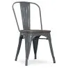 Buy Tolix Chair Wooden New edition - Metal Dark grey 59804
