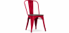 Buy Dining Chair - Industrial Design - Wood and Steel - New Edition - Stylix Red 59804 - in the UK