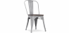 Buy Dining Chair - Industrial Design - Wood and Steel - New Edition - Stylix Light grey 59804 in the United Kingdom