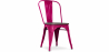 Buy Dining Chair - Industrial Design - Wood and Steel - New Edition - Stylix Fuchsia 59804 home delivery