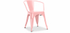 Buy  Stylix chair with armrests New Edition - Metal Pink 59809 at Privatefloor