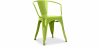 Buy  Stylix chair with armrests New Edition - Metal Light green 59809 in the United Kingdom