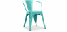 Buy  Stylix chair with armrests New Edition - Metal Pastel green 59809 with a guarantee
