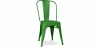 Buy Steel Dining Chair - Industrial Design - New Edition - Stylix Green 59803 - prices
