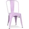 Buy Steel Dining Chair - Industrial Design - Stylix Lavander 59803