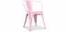 Buy  Stylix chair with armrests New Edition - Metal Pastel pink 59809 at Privatefloor