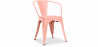 Buy  Stylix chair with armrests New Edition - Metal Pastel orange 59809 - prices