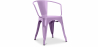 Buy  Stylix chair with armrests New Edition - Metal Pastel purple 59809 - in the UK