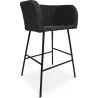 Buy Ishita Design Boho Bali Bar Stool - Synthetic Rattan Black 59822