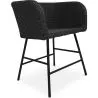 Buy Ishita Design Boho Dining Chair - Synthetic Rattan Black 59823