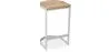Industrial Design Bar Stool - Wood & Metal - 60cm - Lia image 9