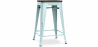 Buy Bar Stool - Industrial Design - Wood & Steel - 60cm -Stylix Pale green 99958354 - prices