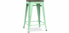 Buy Bar Stool - Industrial Design - Wood & Steel - 60cm -Stylix Mint 99958354 - prices