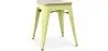 Industrial Design Stool - Wood & Metal - 45cm - Stylix image 9