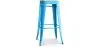 Industrial Design Bar Stool - Steel & Wood - 76cm - Stylix image 9