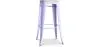 Industrial Design Bar Stool - Steel & Wood - 76cm - Stylix image 9
