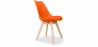 Buy Office Chair - Dining Chair - Scandinavian Style - Denisse Orange 58293 in the United Kingdom