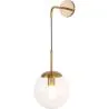 Buy Adjustable Glass Shade Wall Sconce Transparent 59836
