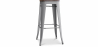 Buy Industrial Design Bar Stool - Wood & Steel - 76cm - Stylix Light grey 99954406 home delivery