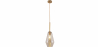 Buy Crystal Ceiling Lamp - Vintage Design Pendant Lamp - Alua Beige 59838 - in the UK