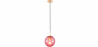 Buy Retro Ceiling Lamp - Colored Ball Pendant Lamp - Rumi Pink 59839 - in the UK