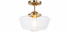 Buy Ceiling Lamp - Vintage Style Pendant Lamp - Suki Transparent 59845 - in the UK
