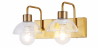 Buy Wall Sconce Lamp - Two Spotlights - Yuri Gold 59846 - in the UK