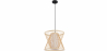 Buy Design Boho Bali Bamboo Woven Pendant Lamp Natural wood 59850 - in the UK