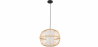 Buy Bamboo Ceiling Lamp - Boho Bali Design Pendant Lamp - Kaula Natural wood 59851 - in the UK