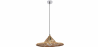 Buy Bamboo Ceiling Lamp - Boho Bali Design Pendant Lamp - Flora Natural wood 59854 - in the UK