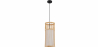 Buy Bamboo Ceiling Lamp - Boho Bali Style Pendant Lamp - Lawan Natural wood 59857 - in the UK