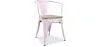 Dining Chair with Armrests - Wood and Steel - Stylix image 9