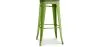 Industrial Design Bar Stool - Wood & Steel - 76cm - Stylix image 9
