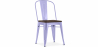 Buy Dining Chair - Industrial Design - Wood and Steel - Stylix Lavander 59709 - prices