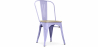 Buy Dining Chair - Industrial Design - Wood and Steel - Stylix Lavander 59707 with a guarantee