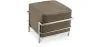  Square Footrest - Upholstered in Faux Leather - Kart image 9