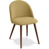 Dining Chair - Upholstered in Fabric - Scandinavian Style - Evelyne image 9
