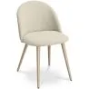 Dining Chair - Upholstered in Fabric - Scandinavian Style - Evelyne image 9