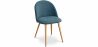 Buy Dining Chair - Upholstered in Fabric - Scandinavian Style - Evelyne Turquoise 59261 - in the UK